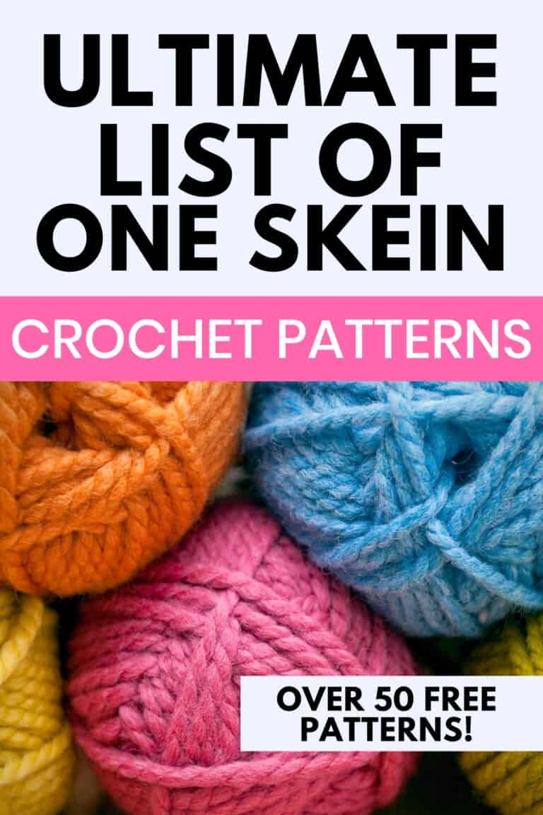 Ultimate List of FREE One Skein Crochet Patterns (for 2026)