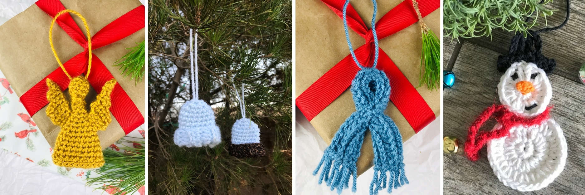Crochet Mitten Ornament Pattern - Free & Easy!