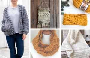 Wool Ease Thick & Quick Crochet Patterns - Hats, Blankets, and More!