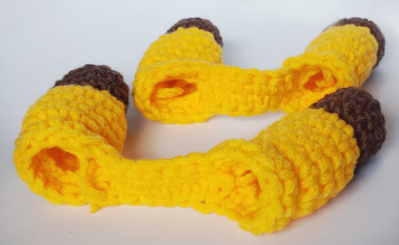 Crochet Footie - Pink Giraffe